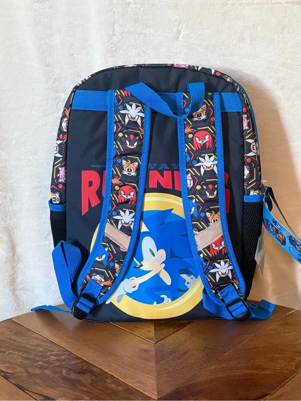 Sonic the Hedgehog 17” Backpack 4-Piece Set with Lunch Tote & Headphones